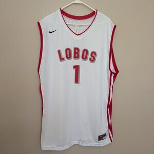 University of New Mexico UNM Lobos basketball jersey #1 3XL Nike